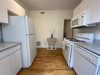Kitchen at 2834-8 N Orchard with appliances